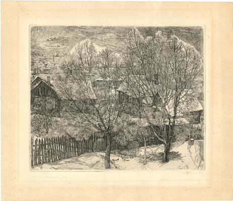 Никиреев Станислав Михайлович. Зимний пейзаж 